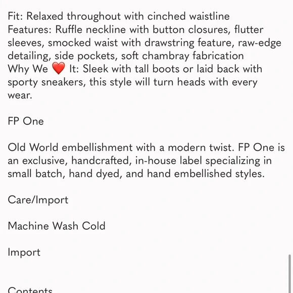 Free People Gray and Orange Ruffle Jumpsuit - Picture 4 of 4